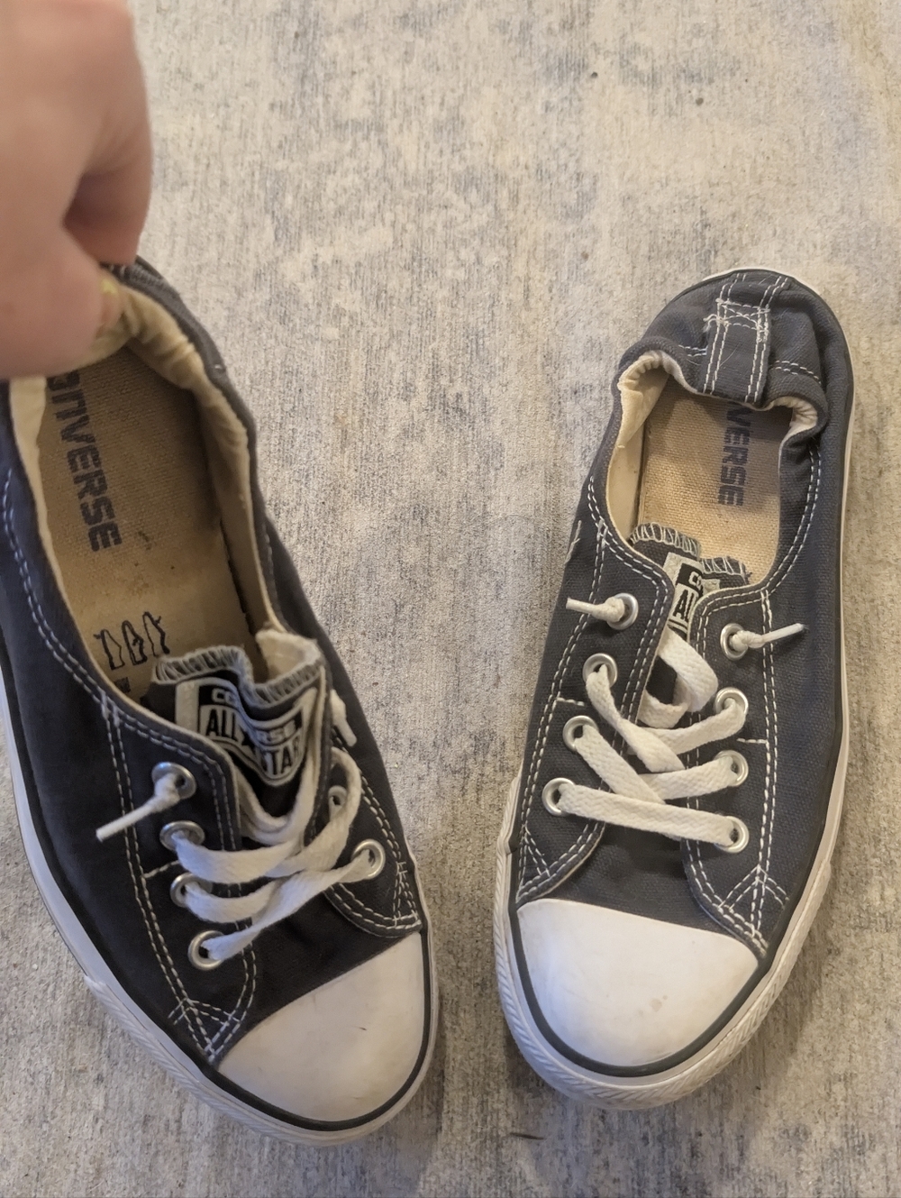 Converse Denim Blue Shoreline Lowtops Size 8 - Picture 5 of 7